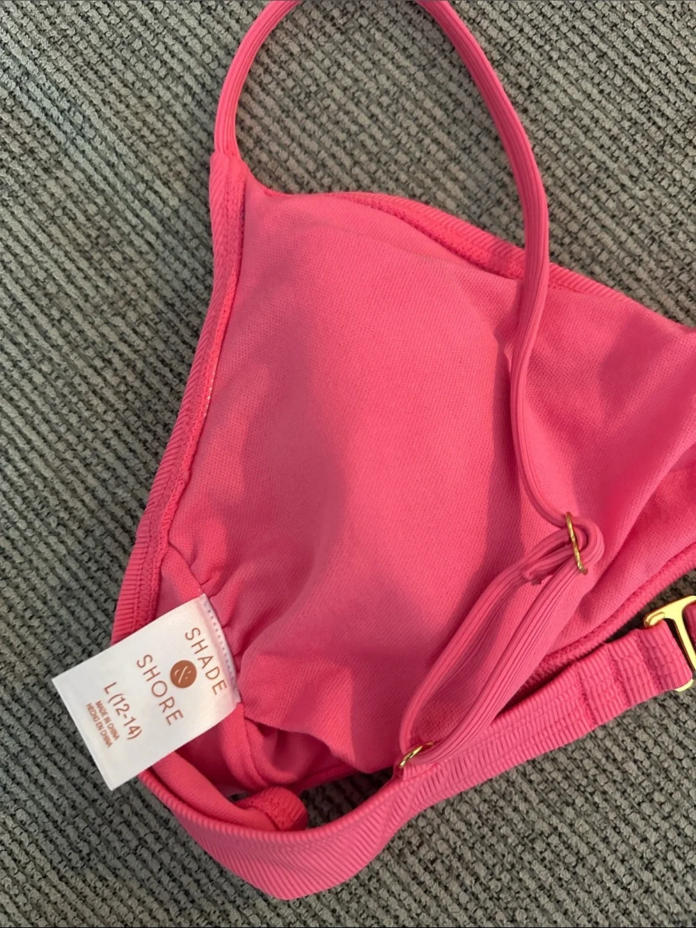 Shade and Shore youth girls bikini top